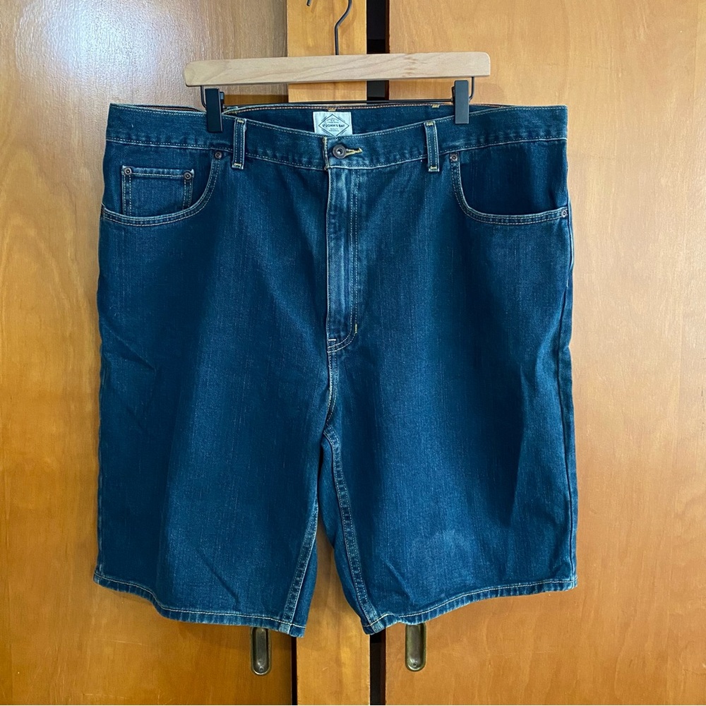 St. John’s Bay Men's Blue Denim Shorts Size 42